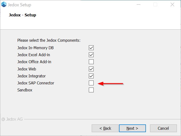 Installing Jedox Integrator Add-on SAP