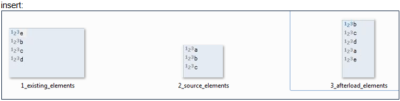 Insert elements screenshot