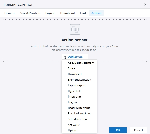 Jedox Web Actions: Integrator
